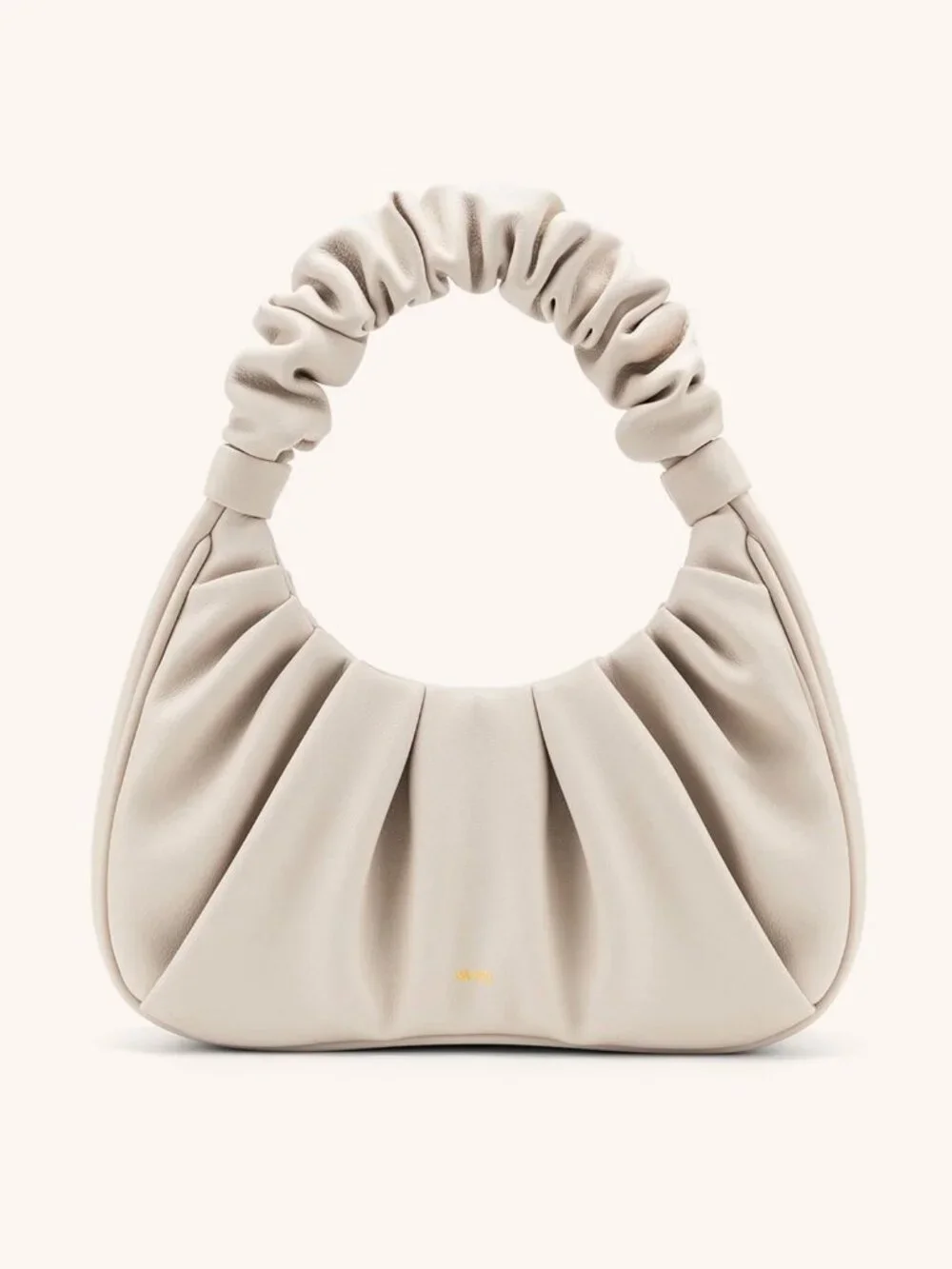 JW PEI gabbi ruched hobo handbag -- ivory